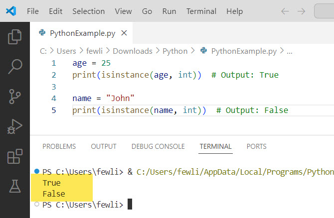 Check if a Variable is an Integer in Python