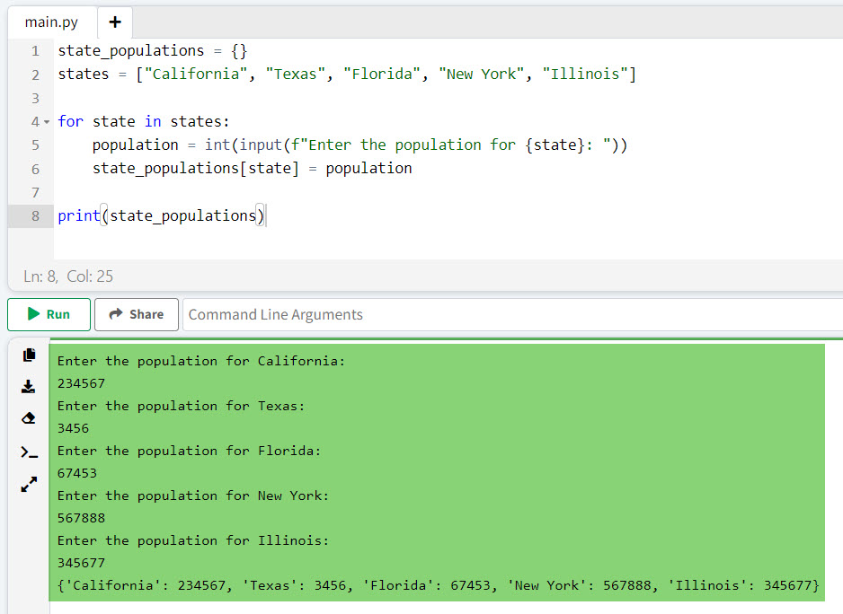 Create Dynamic Variables in Python