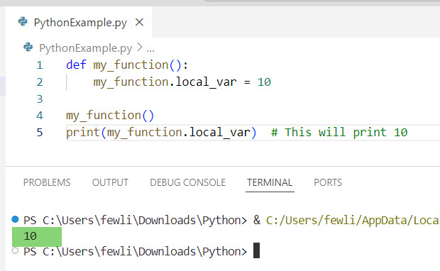 How to Access a Local Variable Outside a Function in Python Without Using global