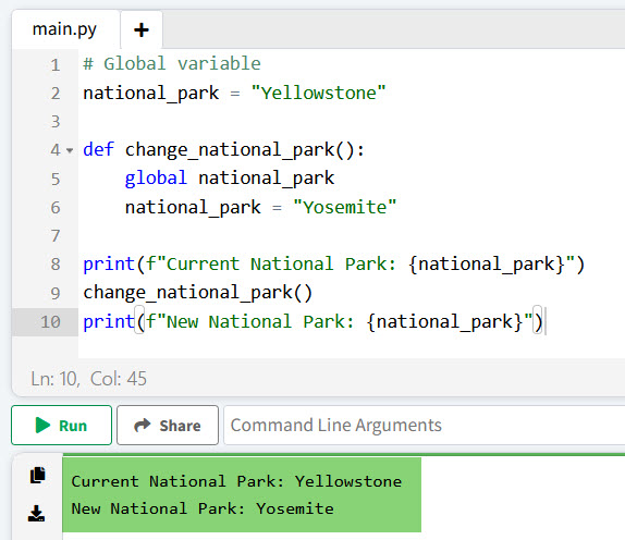 Make a Variable Global in Python