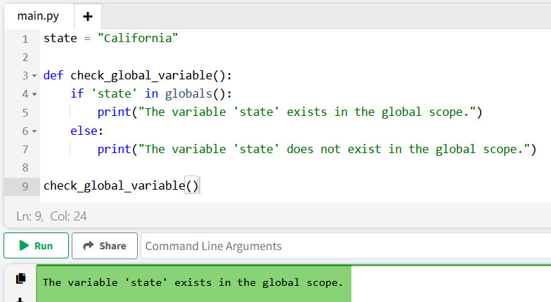 Python Check if a Variable Exists