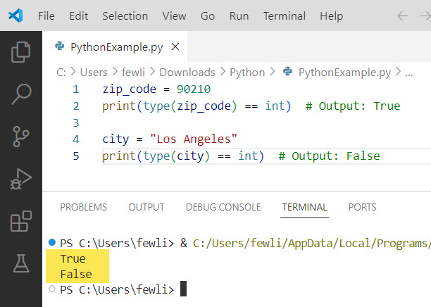 check if variable is integer in python