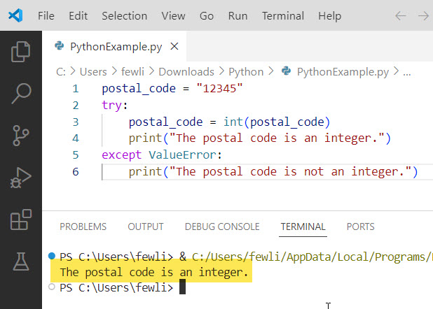 python check if variable is integer