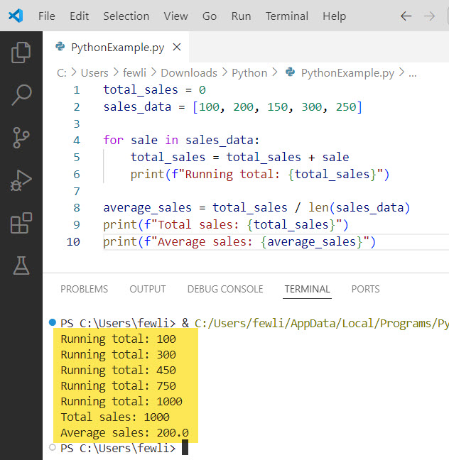 python reassign variable in loop