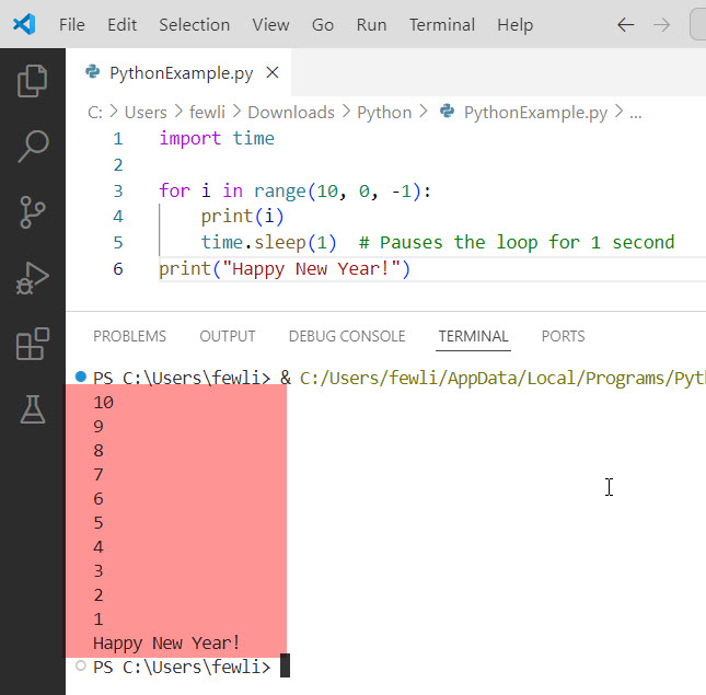 Python range function examples