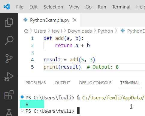 end a function in python