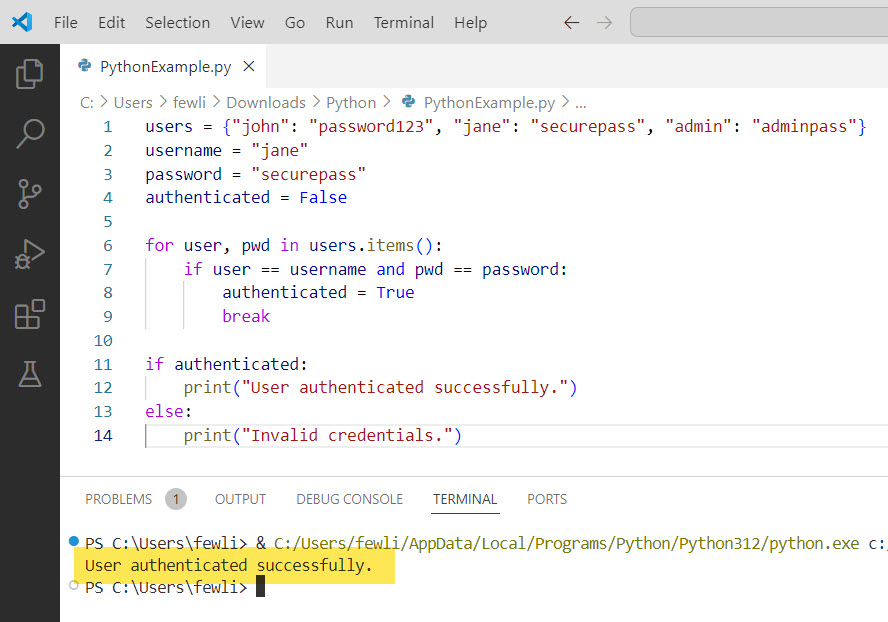 python exit for loop